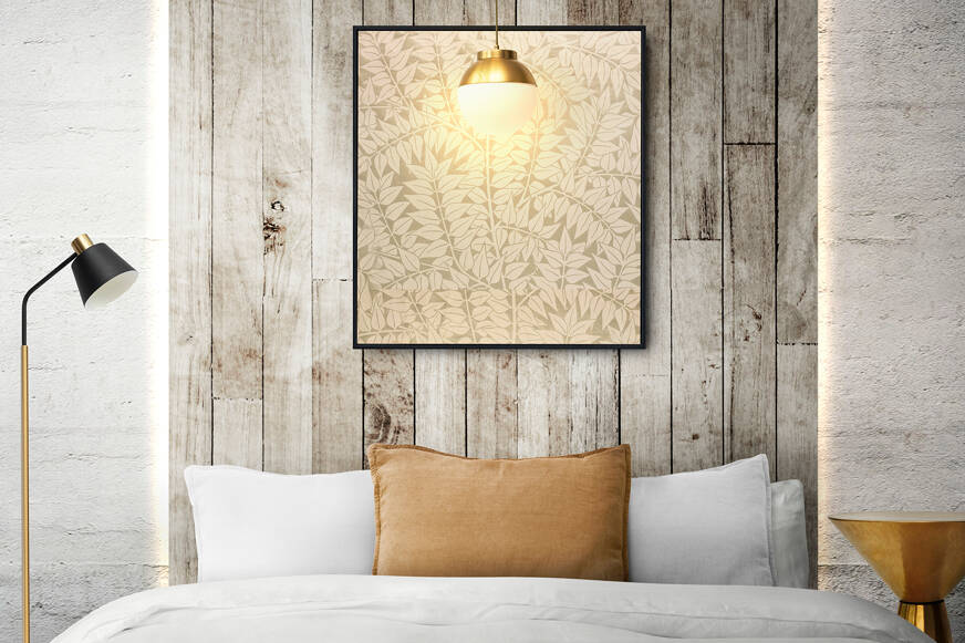 tete de lit palette luminaire